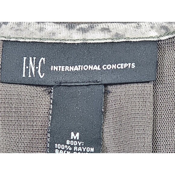 KSD Women's Medium International Concepts Snake Skin Sequin Tank Top Blouse NEW - Picture 6 of 8